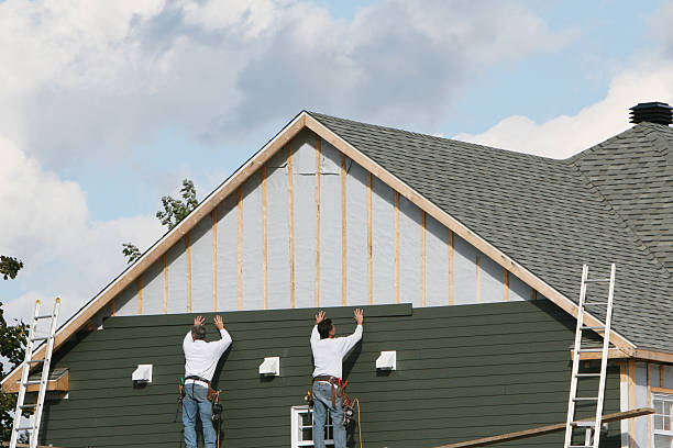 Professional Emergency Siding Repair technician working in Watertown, CT